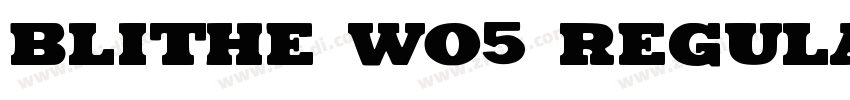 Blithe Wo5 Regular字体转换